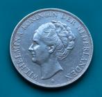 Nederland  2 1/2  Gulden 1938 Wilhemina, Ophalen of Verzenden, Munten