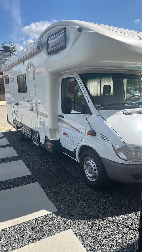 Zeer mooie en verzorgde familie mobilhome, mercedes sprinter, Caravans en Kamperen, Mobilhomes, Particulier, Half-integraal, tot en met 6