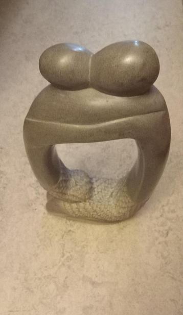 Zeer mooie handgemaakte sculptuur van speksteen. beschikbaar voor biedingen