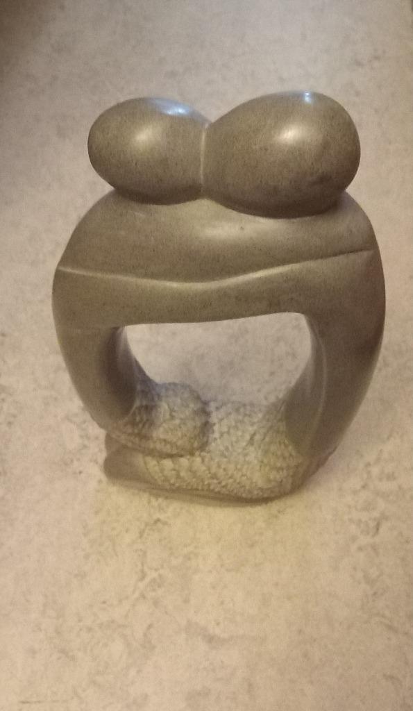 Zeer mooie handgemaakte sculptuur van speksteen., Antiek en Kunst, Kunst | Overige Kunst, Ophalen