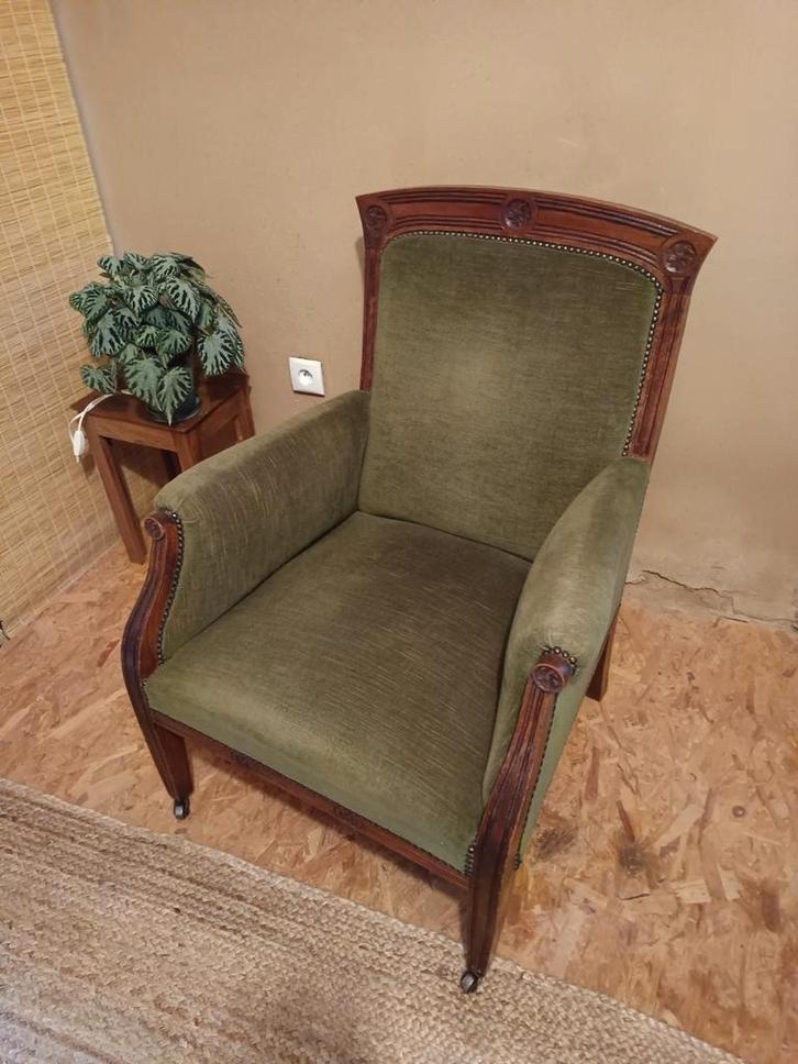 Fauteuil in Louis XVI-stijl, Antiek en Kunst, Antiek | Meubels | Stoelen en Sofa's, Ophalen