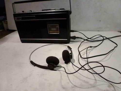 K7 bandrecorder - SABA CR315 - Vintage - Autostop, Audio, Tv en Foto, Cassettedecks, Enkel, Overige merken, Tiptoetsen, Ophalen of Verzenden