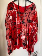Evans Blouse Red Floral Gde maat van 50/52 bij 48/50, Kleding | Dames, Ophalen of Verzenden, Rood