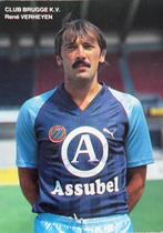 Fiche joueur René Verheyen - Club Brugge - Saison 1985/1986, Envoi, Comme neuf, Cartes de joueur