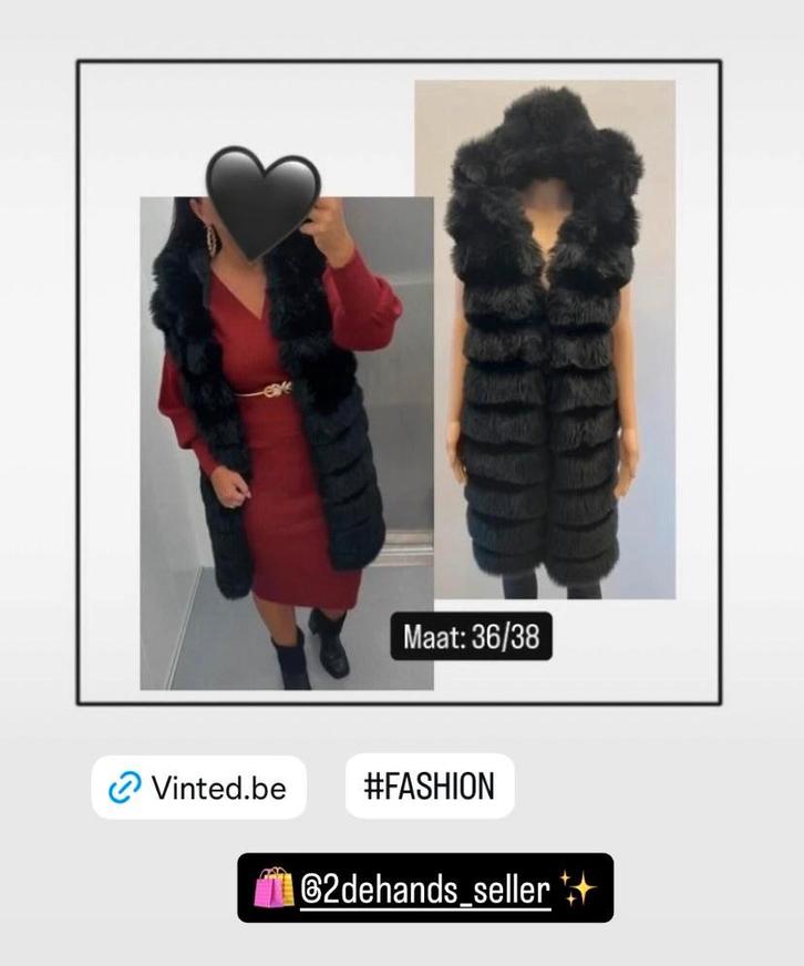 lange zwarte bodywarmer van Realty (maat 36/38), Vêtements | Femmes, Vestes | Hiver, Comme neuf, Taille 36 (S), Noir, Enlèvement ou Envoi