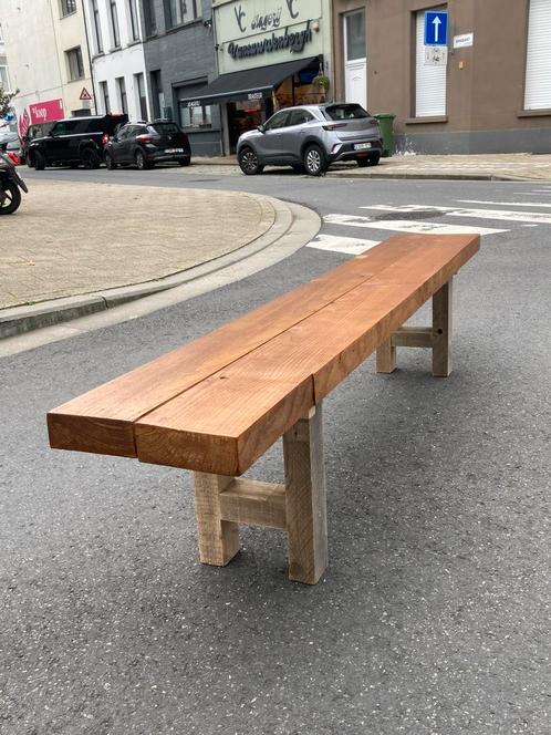 Bankjes op maat. Massief hout!, Tuin en Terras, Tuinbanken, Hout, Ophalen of Verzenden