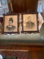 2 portraits anciens dessiné, Antiquités & Art, Enlèvement