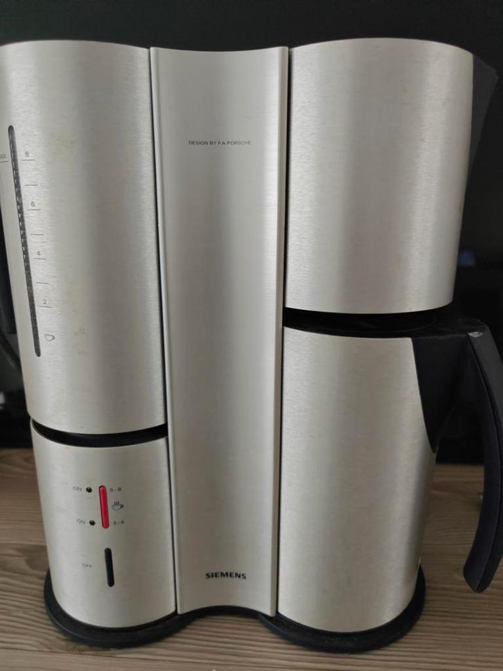 Koffiezetapparaat Siemens Design by F.A. Porche, Elektronische apparatuur, Koffiezetapparaten, Zo goed als nieuw, Gemalen koffie