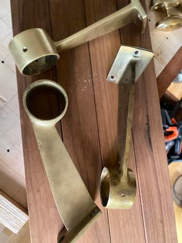 Bar stangen 10 stuks compleet uit messing 30€ per stuk beschikbaar voor biedingen
