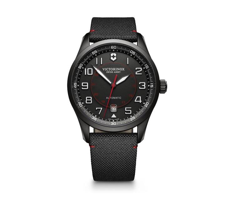 Montre automatique Victorinox 241720 airboss black edition, Bijoux, Sacs & Beauté, Montres | Hommes, Neuf, Acier, Acier, Enlèvement ou Envoi