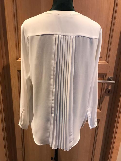 Blouse maat 42, Kleding | Dames, Blouses en Tunieken, Zo goed als nieuw, Maat 46/48 (XL) of groter, Wit, Ophalen of Verzenden