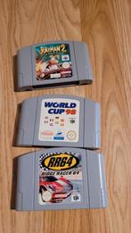 N64 games 3 stuks,Rayman, fifa worldcup 98 en ridge race 64, Games en Spelcomputers, Ophalen of Verzenden, Gebruikt