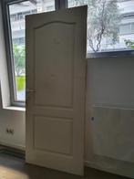 2 portes à peindre + chambranles associés + quincaillerie, Bricolage & Construction, Châssis & Portes coulissantes, 75 à 150 cm