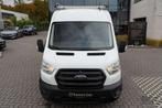 Ford Transit Trend 350L 2.0TD L2 130pk! Airco, Ladder!Trekha, Voorwielaandrijving, 4 deurs, Lederen bekleding, Zwart
