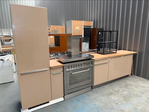Nette Complete Rechte Keuken + Apparatuur + GEDEMONTEERD, Huis en Inrichting, Keuken | Complete keukens, Enkelwandige keuken, Ophalen of Verzenden