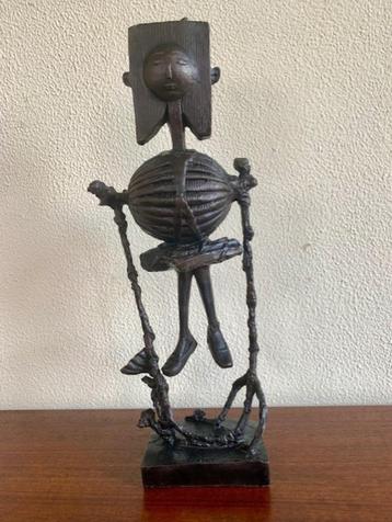 Bronzen Beeld Little girl Jumping Rope (naar) Pablo Picasso, Antiek en Kunst, Kunst | Beelden en Houtsnijwerken, Ophalen of Verzenden