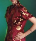 Lange jurk chinees maat 38, Kleding | Dames, Maat 38/40 (M), Verzenden, Nieuw, Hand gemaakt