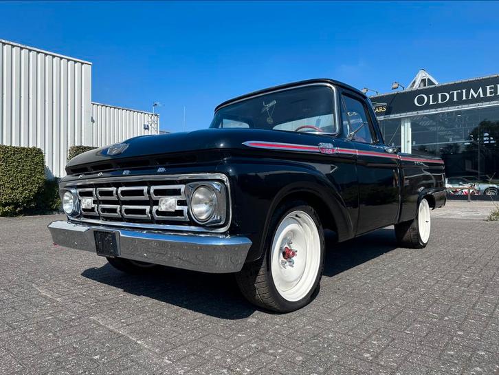 Ford F100 – 289 V8 uit 1964 - rijklaar! 20” custom velgen, Auto's, Oldtimers, Bedrijf, Ford, Ophalen