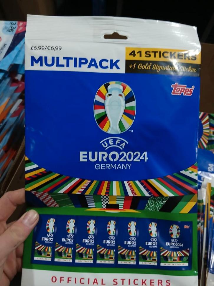 Kit de démarrage/multipack TOPPS Euro 2024 + méga boîte + bo, Hobby & Loisirs créatifs, Autocollants & Images, Comme neuf, Autocollant