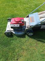 Honda grasmachine, Tuin en Terras, Ophalen, Gebruikt, Benzine-grasmaaier, Opvangbak