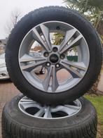 Winterbanden Continental 215/55/16 met originele Ford velgen, Auto-onderdelen, Banden en Velgen, Ophalen, Velg(en), 16 inch, Winterbanden