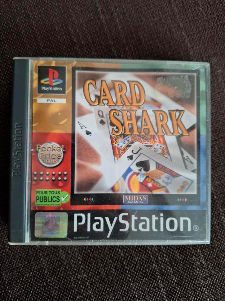 PS1 Card Shark (compleet), Games en Spelcomputers, Games | Sony PlayStation 1, Zo goed als nieuw, Ophalen of Verzenden