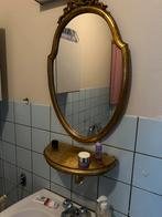 Miroir et tablette pour salle de bain ou couloir, Antiquités & Art, Antiquités | Miroirs, Enlèvement