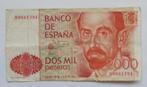 Spanje 2000 Pesetas  1980, Postzegels en Munten, Bankbiljetten | Europa | Niet-Eurobiljetten, Ophalen of Verzenden