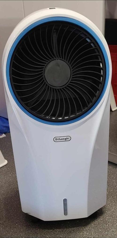 DELONGHI EV250 WH - VENTILATOR airkoeler, Elektronische apparatuur, Airco's, Zo goed als nieuw, Tafel- of Grondventilator, Koelen en Ontvochtigen
