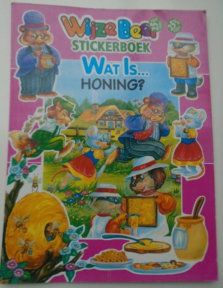 WIJZE BEER STIKKER BOEK WAT IS HONING 9788472975927, Livres, Livres pour enfants | 4 ans et plus, Comme neuf, 5 ou 6 ans, Enlèvement ou Envoi