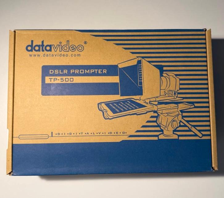 Datavideo TP-500 DSLR Teleprompter, TV, Hi-fi & Vidéo, Photo | Trépieds & Rotules, Comme neuf, Enlèvement ou Envoi