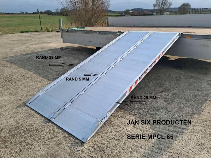 Alu. oprijplaten 2400 x 500 cap 1300 kg / paar type MPCL 65/, Diversen, Rolstoelen, Nieuw, Ophalen