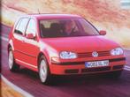 Volkswagen VW Golf 1997 Brochure, Boeken, Volkswagen, Ophalen of Verzenden