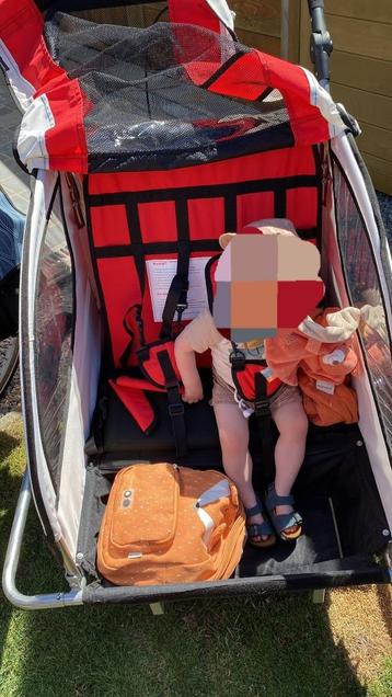 remorque à vélo pour 2 enfants, Divers, Enlèvement, Comme neuf