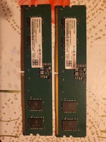 Ram geheugen DDR5 2x 8gb 4800 beschikbaar voor biedingen