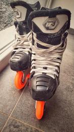 Rollers hockey + short & plastron, Ophalen, Zo goed als nieuw