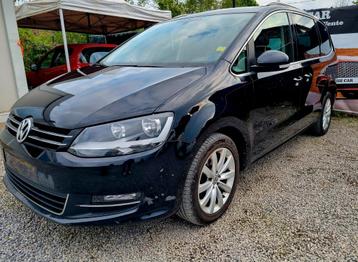 VW SHARAN 2.0TDI 2014 BOÎTE AUTO CUIR 7PLACES AIRCO 9500EURO