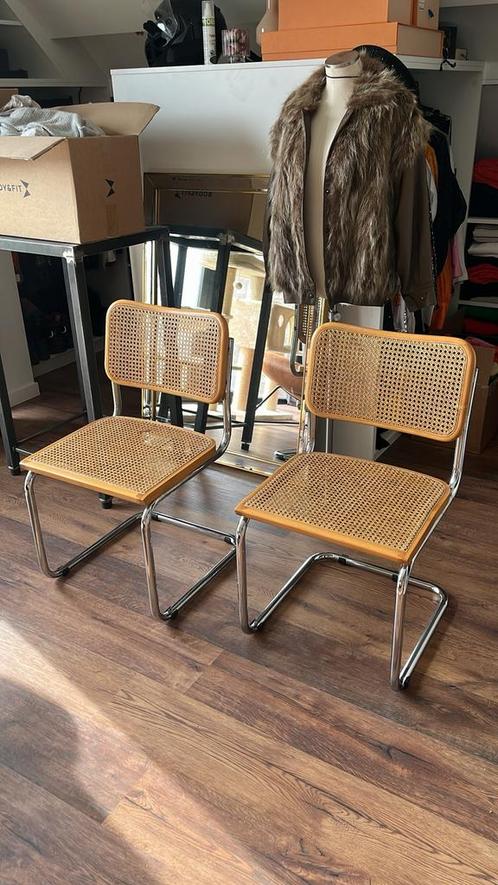 2 vintage Cesca stijl stoelen, Huis en Inrichting, Stoelen, Ophalen