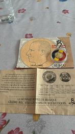 Pièce de monnaie 10 ECU Roi Baudouin, Postzegels en Munten, Munten | België, Goud, Goud