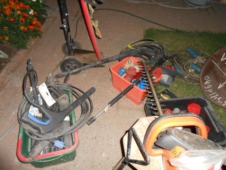 Hoge druk slangen en Pistolen, Tuin en Terras, Hogedrukreinigers, Zo goed als nieuw, Ophalen