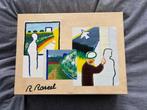 Roger Raveel 3 volle wijnflessen in box, Antiek en Kunst, Ophalen of Verzenden