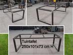 tuintafel - NIEUW tafelonderstel 250x101x73 cm H - eettafel, Ophalen, Nieuw, Rechthoekig, Metaal