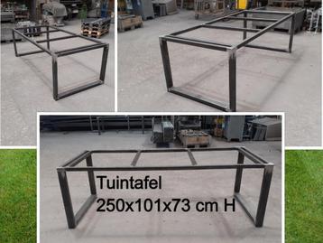 tuintafel - NIEUW tafelonderstel 250x101x73 cm H - eettafel  beschikbaar voor biedingen