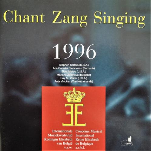 Koningin Elisabethwedstrijd Zang - 1996 - DDD, CD & DVD, CD | Classique, Comme neuf, Chant, Enlèvement ou Envoi