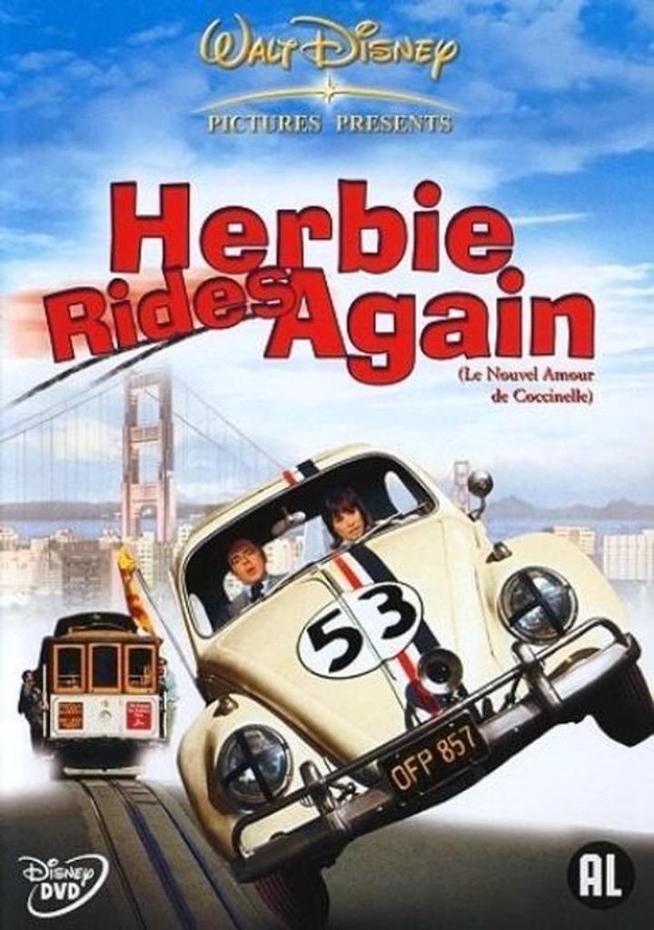 Disney dvd - Herbie rides again, Cd's en Dvd's, Dvd's | Komedie, Ophalen of Verzenden