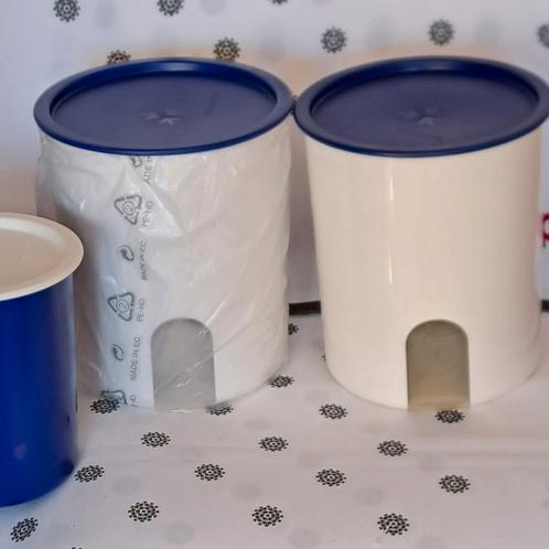 Tupperware voorraadbus/koekentrommel XXL 3,4 L Nieuw, Huis en Inrichting, Keuken | Tupperware, Nieuw, Blauw, Wit, Ophalen of Verzenden