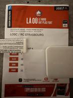 Deux places de Football Lille strasbourg en VIP, Tickets en Kaartjes