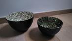 2 decoratieve schalen, Huis en Inrichting, Ophalen of Verzenden, Nieuw, Rond, Schaal