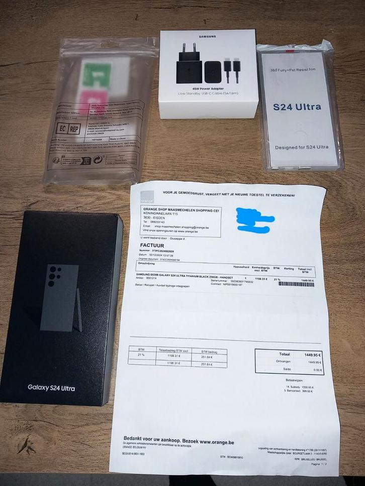 Samsung Galaxy S24 Ultra – Zo goed als nieuw!, Telecommunicatie, Mobiele telefoons | Samsung, Zo goed als nieuw, Galaxy S24, Ophalen of Verzenden