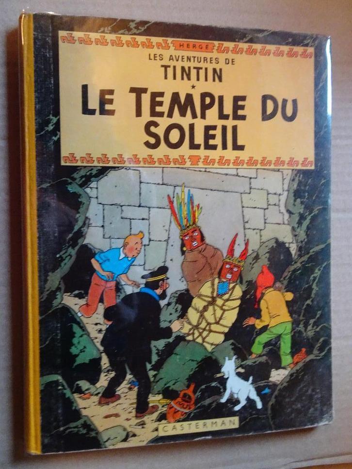 BD Tintin - Le temple du soleil, Collections, Personnages de BD, Utilisé, Livre ou Jeu, Tintin, Enlèvement ou Envoi